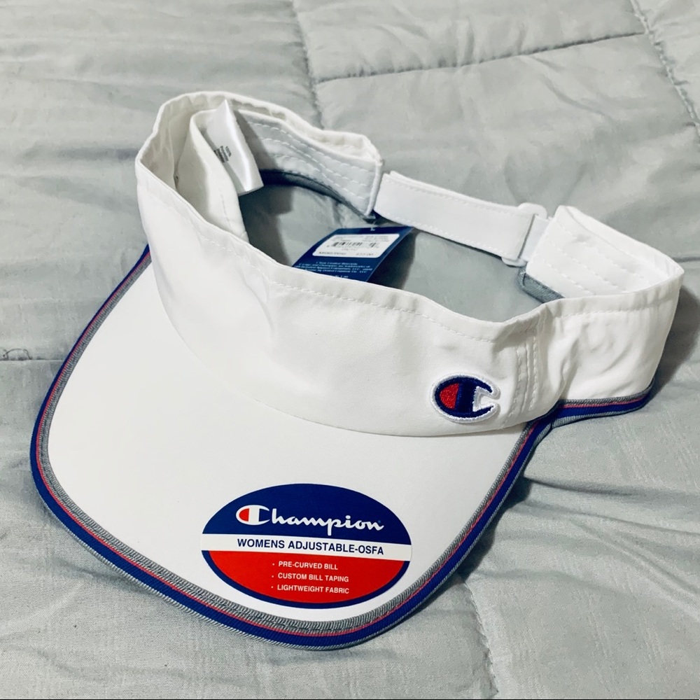 NWT CHAMPION WOMENS ADJUSTABLE VISOR HAT